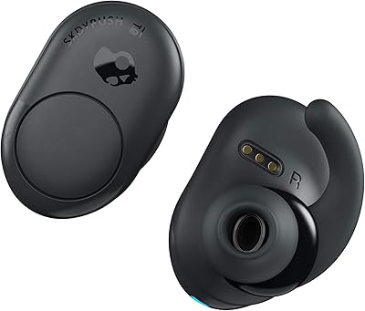 Skullcandy Push True S2BBW-M716 Skullcandy wireless headphones, Bluetooth intra-ear with microphone-dark gray/black.. DIAYTAR NIGERIA: Where smart shoppers find everything they need at prices they can afford.