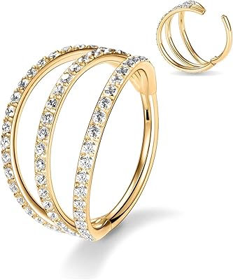 Rock Helix Rock Helix Earrings 16G 8mm 10mm 10mm Surgical steel 316L 3 Pieces Dimmering earrings Double Triple Open Battery Tragus Septum piercing piercing.. Shop from thousands of products at DIAYTAR NIGERIA and enjoy budget-friendly nationwide delivery.