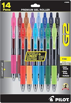 Pilot, G2 premium gel gel pens, 0.7 mm fine point, matching colors, 14.. Shop with purpose at DIAYTAR NIGERIA, where diverse selection meets budget-friendly nationwide delivery.