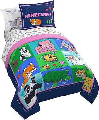 7 -room bed set Minecraft animal patch - includes a duvet and a sheet - ultra -soft microfiber and discoloration resistant (Official Minecraft product).. Experience the convenience of online shopping with DIAYTAR NIGERIA's reliable 5-8 day delivery service.