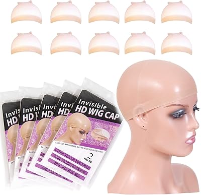 Tinashe HD wig for women, HD wig cup for front lace wig, stretch wig cups, fine and breathable wig cups for cosplay, stretch nylon wigs for women 10 rooms (5 packages/10 rooms).. Everything you want, delivered fast — DIAYTAR Nigeria does it better.