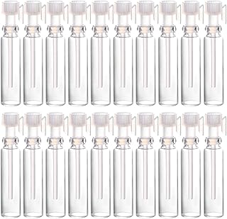 HELIVED 100 PIECES FROM FREE SAMPS SAMPS Small rechargeable glass containers with lids Damn Establishment Damn of 1 ml essential oil.. DIAYTAR NIGERIA: Where shopping meets satisfaction with affordable prices and prompt delivery services.