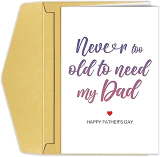 Cute Fathers Festival Card from my daughter and son, Father's Day Gift for Dad, never too old to need my father.. Your trusted marketplace, DIAYTAR NIGERIA offers extensive variety with delivery within 8 days.