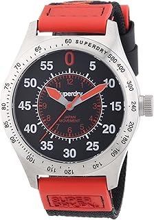 Superdry sports watch for men - black, black, bracelet.. DIAYTAR NIGERIA connects you with thousands of products at competitive prices, delivered within a week.