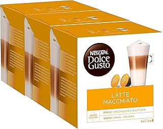 Nescafé Café Dolce Taste Macchiato coffee capsules (3 packet).. No hassle, just shopping — DIAYTAR Nigeria delivers in under 8 days.