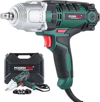 Bozen Pro 1/2 "Electric shock key with pin, robust 550 W wiring 500 nm hexagon maximum couple with sockets and transport bag for DIY blowing molding.. Experience the future of online shopping with DIAYTAR NIGERIA's extensive product range and competitive pricing.