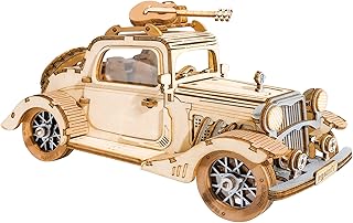 DIY robottime DIY 3D wooden car puzzle kit to build a vintage wooden car model, gift for collectors.. No hassle, just shopping — DIAYTAR Nigeria delivers in under 8 days.