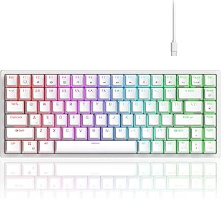 Royal Kludge 84 RGB wired mechanical keyboard 75 % replaceable.. Shop for less and receive more with DIAYTAR NIGERIA's expansive e-commerce platform and nationwide delivery.