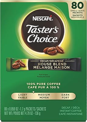 Instant coffee, Nescafé Moulu coffee, decaffeinated coffee, individual portion, light roasting, restaurant choice, 1.7 g (80).. DIAYTAR NIGERIA delivers happiness in 5-8 days with our affordable and diverse product range.