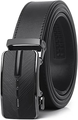 Men's belt and alloy of the Vachette real automatic loop.. Get more, save more — only on DIAYTAR Nigeria.