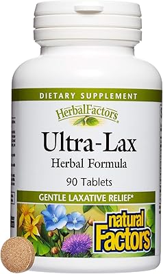 Natural factors - laxatives based on plants, 90 tablets.. Shop anytime, receive on time — only with DIAYTAR Nigeria.
