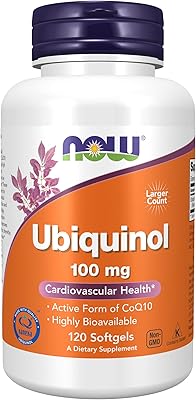 Now Foods Ubiquinol for cardiovascular health (100 mg) - 120 capsules.. DIAYTAR NIGERIA makes luxury accessible with our affordable prices and dependable delivery service.