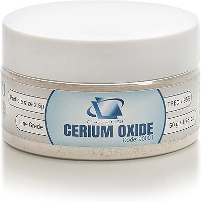Polishing powder for high quality cerium oxide glass 90001 - 95% trio - 2.5 microns - 50 grams - white.. Experience shopping freedom with DIAYTAR NIGERIA's vast selection and dependable nationwide shipping.