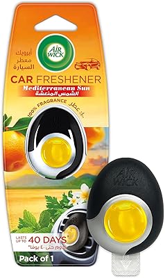 Disodrier for Air Wick car, Mediterranean sun, 2.5 ml.. Shop smart and save with DIAYTAR NIGERIA's extensive product range and 5-8 day delivery guarantee.