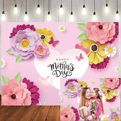 Ltlyh 8x6 Pen Background Happy Mother's Day Love Heart Photography Purple background And Rose Flowers Flower Photo For Festival Studio Accessories 137 ........ Be part of Nigeria’s most trusted online shopping experience — DIAYTAR Nigeria.
