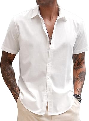 Related shirt with short lanes buttoned in men for men for the beach and summer.. DIAYTAR NIGERIA combines affordability with convenience, delivering your purchases within 5-8 days.