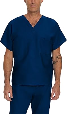 Unisex medical shirt casual cutting landau essentials with a pocket and v, long, 7502 collar, 7502.. DIAYTAR NIGERIA delivers affordability and convenience to your doorstep within 8 days of purchase.