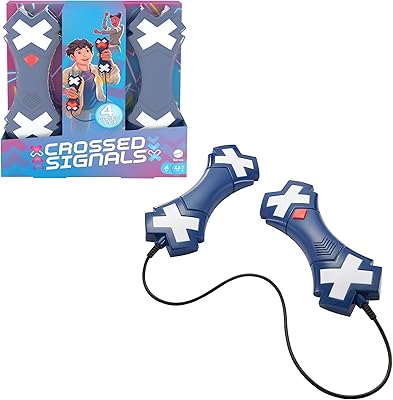 Electronic toy with cross signals with a pair of speaking light sticks from Mattel Games, play alone or with up to 4 players, move the chopsticks up, down or shake them, gift for the 8th and over, HCG57.. Discover shopping made effortless with DIAYTAR NIGERIA's comprehensive platform and quick shipping.