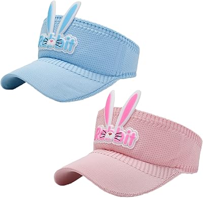 Package of 2 sun hats for girls, children upf 50+, UV protective sun hat, summer beach hat, adjustable sports hat, baseball, running hats, tennis.. Shop with purpose at DIAYTAR NIGERIA and discover a world of products at budget-friendly prices.