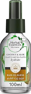 Mixture of coconut oil and aloe vera herbal essences for dry hair and repair - 100 ml.. DIAYTAR NIGERIA: Revolutionizing how Nigerians shop with affordable prices and prompt delivery services.