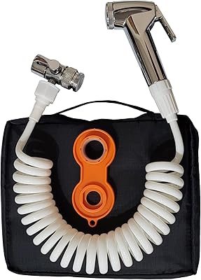 Travel Shattaf - Portable, easy to install and reusable - Faucet adapter, Extendable PVC pipe of 2.5 m, Tool key and zipper bag.. Embrace a new era of online shopping with DIAYTAR NIGERIA's extensive range and budget-friendly prices.