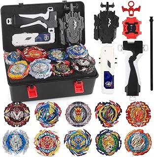 HOXISUI BATTLE BURST BATTLE TOP SET, 10 BATTLE TOPS SPIN TOPS, Best Idea Gift For Kids Boys.. Enjoy low prices, wide selections, and reliable delivery with DIAYTAR Nigeria.