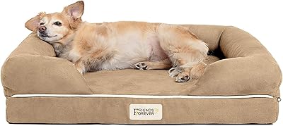 An orthopedic bed for dogs from Friends Forever a lounge sofa with a cover.. DIAYTAR NIGERIA brings the marketplace home to you with affordable prices and delivery in 5-8 days.