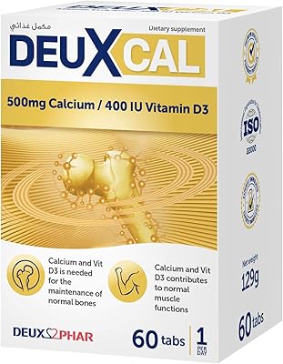 500 mg of calcium and 400 IU of vitamin D3.. Looking for a deal? DIAYTAR Nigeria has thousands waiting for you.