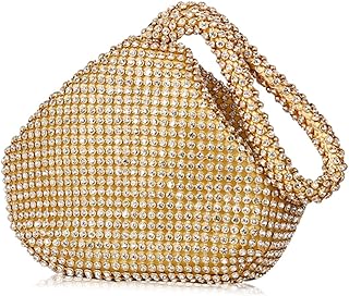 Triangular evening bag for women, shiny rhinestone pocket, diamond pouch, small shoulder bag, glitter shoulder bag for wedding, banquet, party, end -of -year.. Shop with confidence at DIAYTAR NIGERIA, where affordability meets reliability in less than 8 days.