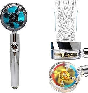High pressure water saving shower head, rotary water saving shower head, hand shower head with high pressure fan, excellent replacement of bathroom shower (blue).. DIAYTAR Nigeria: Great value, fast delivery, and endless options.