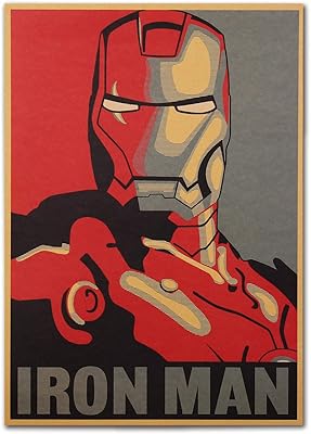 Vintage Marvel Super Hero Iron Man 20 x 14 inch poster without KRAFT paper frame at home at less than 10 dollars.. Shop with confidence at DIAYTAR NIGERIA, enjoying competitive prices and delivery within 8 days.