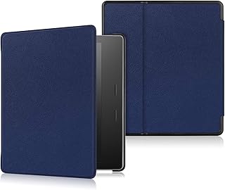 PU HBS Slim leather case for Kindle Oasis 2017/2019 (dark blue, 7 inch).. DIAYTAR NIGERIA brings affordable shopping to your fingertips with reliable delivery in less than 8 days.