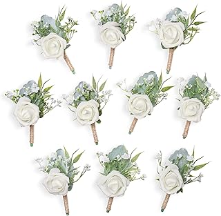 Yisokao White Fall Rustic Men Wedding Boutonnières Honor Boys Of Bottles Boutonnières Bal 10pcs Bal 10pcs.. Unlock access to a wide range of products with DIAYTAR NIGERIA's affordable e-commerce platform.
