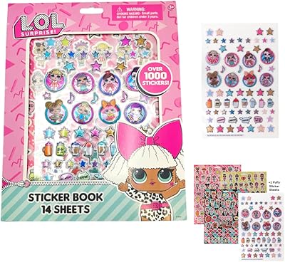 LOL Surprise stickers, set of 14 stickers including inflated stickers, 1,200 stickers with lol dolls.. DIAYTAR NIGERIA makes quality accessible with our extensive catalog and competitive delivery rates.