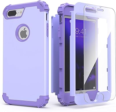 IPhone 8 Plus Idwell shell with glass screen protector.. DIAYTAR NIGERIA connects your desires with reality through our affordable e-commerce platform and quick delivery.