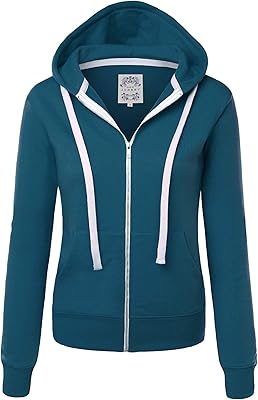 Made by Johnny relaxed zipped hooded jacket for women, comfortable and light with long sleeves.. Discover shopping reimagined with DIAYTAR NIGERIA's extensive catalog and 5-8 day delivery service.