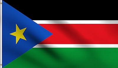DMSI South Sudan flag 3x5 feet 100% polyester UV resistant flag.. DIAYTAR NIGERIA: Where quality meets affordability, with thousands of products delivered in less than 8 days.