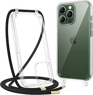 Kaka transparent shell compatible with the iPhone 13 Pro Max with an adjustable strap with an adjustable strap designed for iPhone 13 Pro Max 6.7 inch - Transparent.. Order today, receive this week — shopping with DIAYTAR Nigeria is that simple.