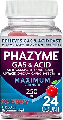 Maximum Phazyme Gas & Acid Relief, 24 chewing products coated with cherry flavor (the packaging may vary).. Discover endless possibilities with DIAYTAR NIGERIA's comprehensive catalog and budget-friendly delivery.