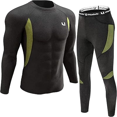 Thermal underwear for men, breathable functional underwear with fast drying, set of elastic ski underwear, hot winter underwear.. DIAYTAR NIGERIA revolutionizes online retail with our vast selection and cost-effective delivery options.