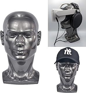Professional model head in PVC BLT YXT for training headphones, game console, hats, wigs, jewelry, glasses, cover-up.. DIAYTAR NIGERIA: Connecting Nigerians with their needs through our affordable and diverse marketplace.