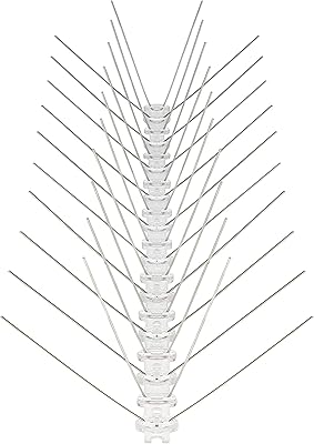 Verucuga bird pikes 3m pigeon rehearsal in stainless steel 4 rows Total length 300 cm 6 elements 50 cm bird repellent with pressure closed and predetermined rupture points.. DIAYTAR NIGERIA: The marketplace that brings affordable products to every Nigerian home in under 8 days.