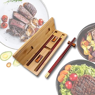 Reusable wooden baguettes with 2 gift box and 9.84 inch barrier holder.. Experience the DIAYTAR difference with our vast product selection and delivery within 5-8 days.