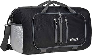 40L/65L foldable travel bag, light and waterproof, black sports weekend bag.. DIAYTAR NIGERIA: Where every click leads to affordable purchases delivered promptly to your door.