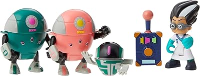 Set of figurines PJ Masks Romeo Robot Mission, preschool toy with 4 action figurines and children's accessories aged 3 and over.. DIAYTAR NIGERIA delivers more than products - we deliver affordable shopping satisfaction nationwide.