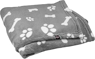 Trixie blue velvet blanket for dogs by Kenny, size M, 100x75 cm.. Shop with purpose at DIAYTAR NIGERIA, where your money goes further and delivery is always prompt.