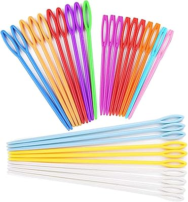 Delfino plastic needles with large hole, plastic weaving needles, threading needles, educational needles, safe plastic binding needles, sewing, crafts, cross cards, wire cards.. Get access to thousands of affordable products only on DIAYTAR Nigeria.
