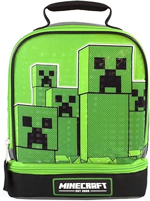 Lunch bag for children minecraft crape zipper with green compartment.. Don’t wait weeks for international shipping. DIAYTAR Nigeria offers local delivery within 5 to 8 days, so you get your items when you actually need them.