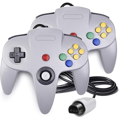 Controller N64 N64, JOYSTICK FILCE INNET CLASSIC N64 64 Bits for Ultra 64 video game console and Mario KART N64 (GRIS) system (gray).. DIAYTAR Nigeria offers the perfect blend of affordability and efficiency. Shop now and get your products delivered between 5 and 8 days nationwide.