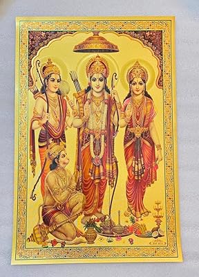 Ram Darbar photo poster for Puja house wall decoration.. DIAYTAR NIGERIA: Where shopping meets satisfaction with affordable prices and prompt delivery services.